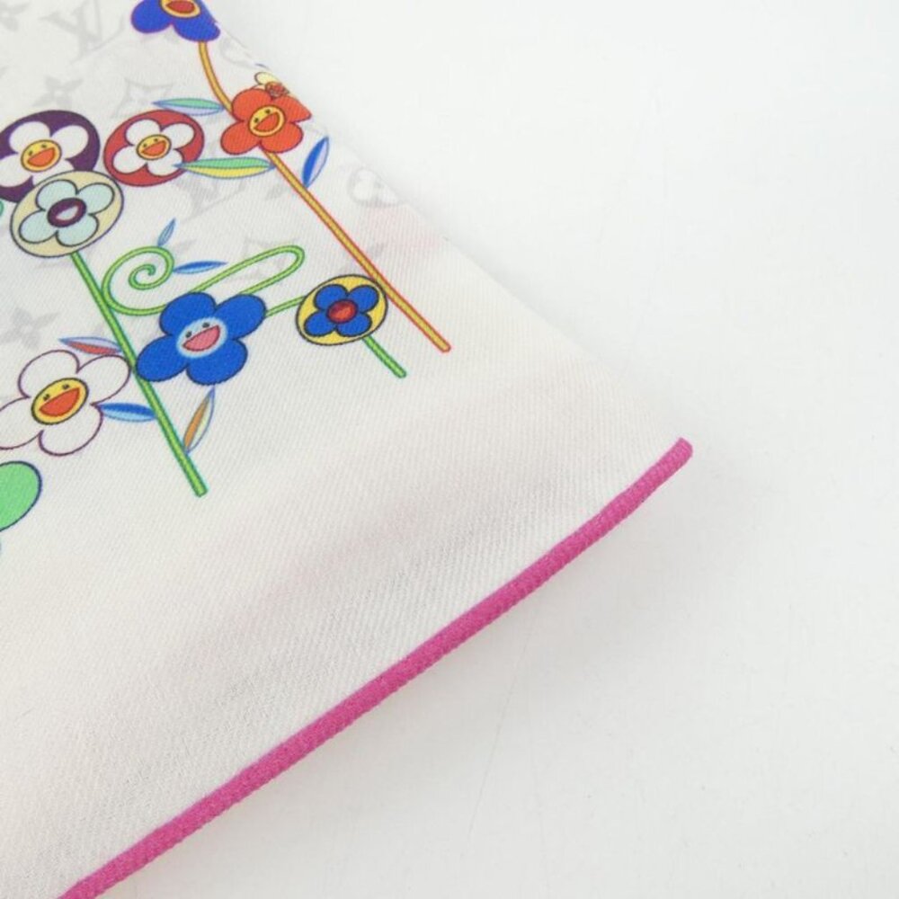 Louis Vuitton Murakami Shawl White - Picture 2 of 4